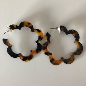 Statement Two Tone Earrings